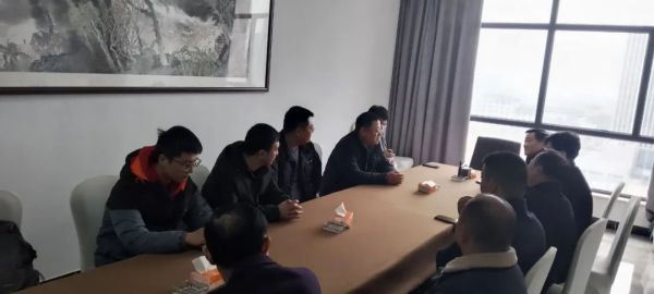 中国二十二冶山东公司莅临一滕建设集团参观考察